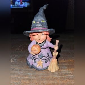 Jim Shore "WELCOME THE MAGIC" Halloween figurine #6004331